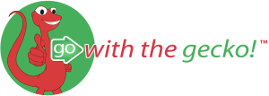 Go With The Gecko logo